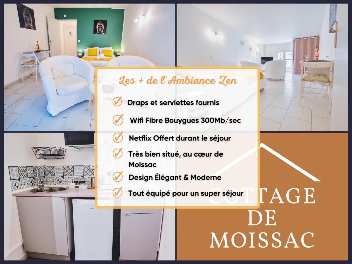 Apt T1 Cosy Et Ambiance Zen "Cottage De Moissac" Exterior photo